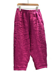 Summer Solid 100% Linen Harem Pants